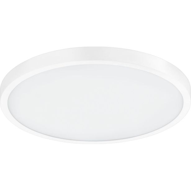 LED-plafondi Eglo Fueva-A, Ø300mm, pinta-asennettava, valkoinen