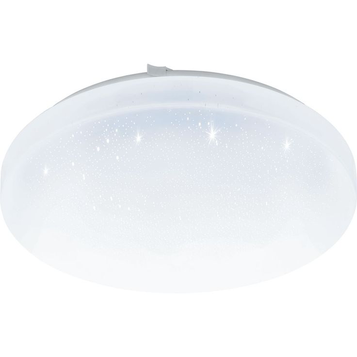 LED-plafondi Eglo Frania-A, Ø300mm, IP44, valkoinen