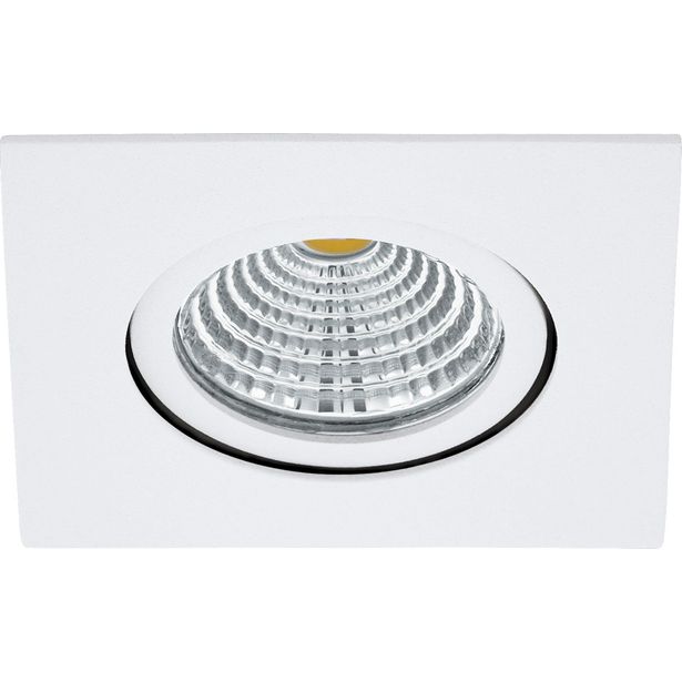 LED-alasvalo Eglo Saliceto, 88x88mm, 2700K, valkoinen