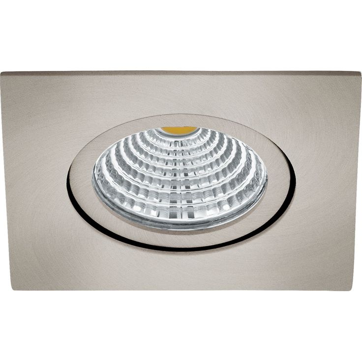 LED-alasvalo Eglo Saliceto 98308, 88x88mm, 4000K, harjattu teräs