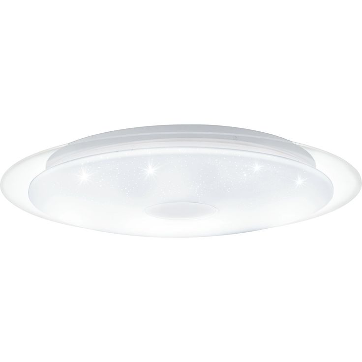 LED-plafondi Eglo Lanciano 1, Ø400mm, valkoinen