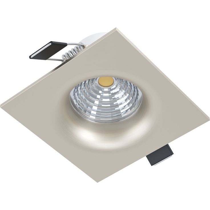 LED-alasvalo Eglo Saliceto, 4000K, harjattu teräs