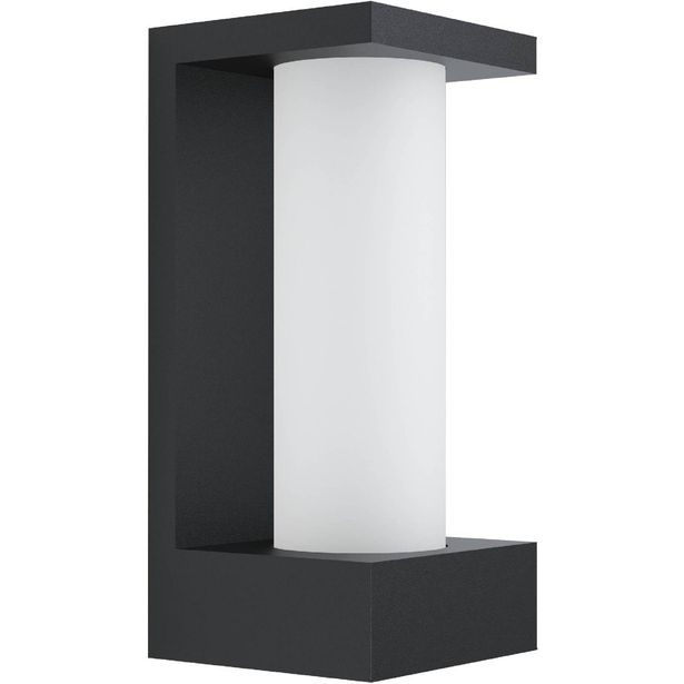 LED-ulkoseinävalaisin Eglo Cividino, musta