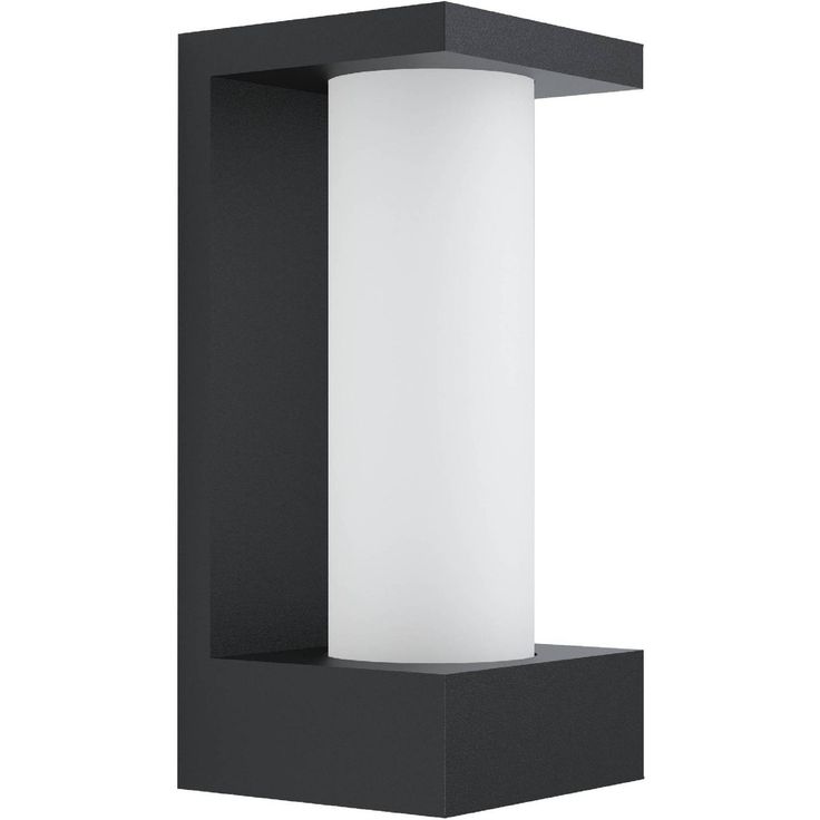 LED-ulkoseinävalaisin Eglo Cividino, musta
