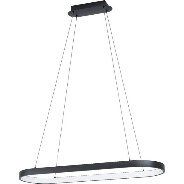 Riippuvalaisin Eglo Codriales, 780x300mm, musta, Verkkokaupan poistotuote