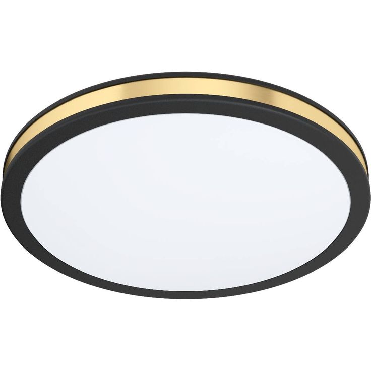 LED-plafondi Eglo Pescaito Ø280mm, musta