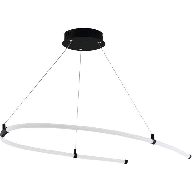 LED-riippuvalaisin Eglo Alamedilla, musta