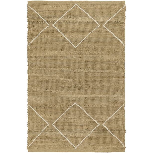 Matto Eglo Living Malapatan, 80x130cm, ruskea/valkoinen