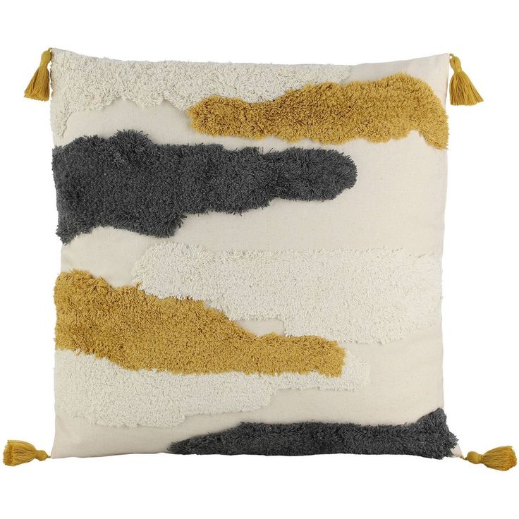 Koristetyyny tupsuilla Eglo Living Chevery, 45x45cm, monivärinen