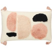 Koristetyyny tupsuilla Eglo Living Chevery, 50x30cm, monivärinen