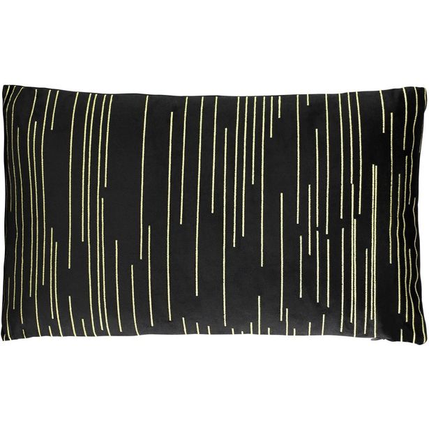 Koristetyyny Eglo Living Chevery, 50x30cm, musta/kulta