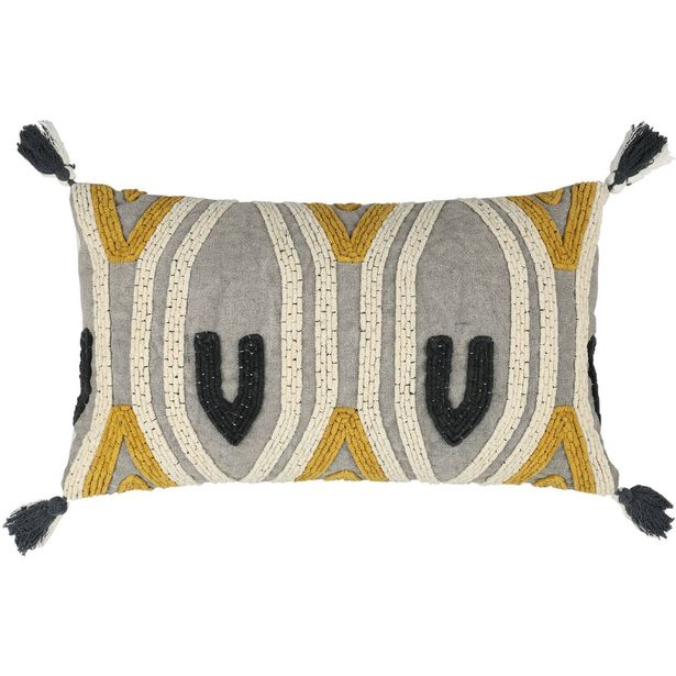 Koristetyyny tupsuilla Eglo Living Chevery, 60x35cm, monivärinen