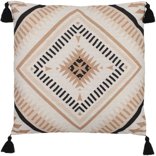 Koristetyyny tupsuilla Eglo Living Chevery, 45x45cm, monivärinen
