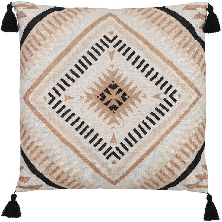Koristetyyny tupsuilla Eglo Living Chevery, 45x45cm, monivärinen