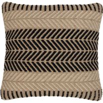 Koristetyyny Eglo Living Chevery, 45x45cm, beige/musta
