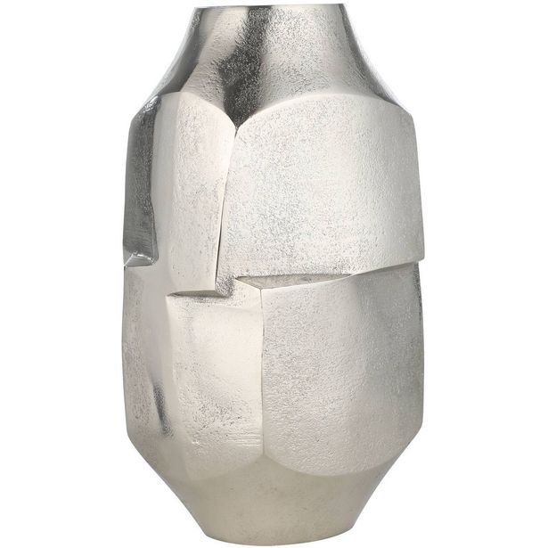 Metallivaasi Eglo Living Abucay, 29cm, nikkeli 