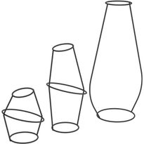 3-osainen koristesetti Eglo Living Bellshill 2, musta 