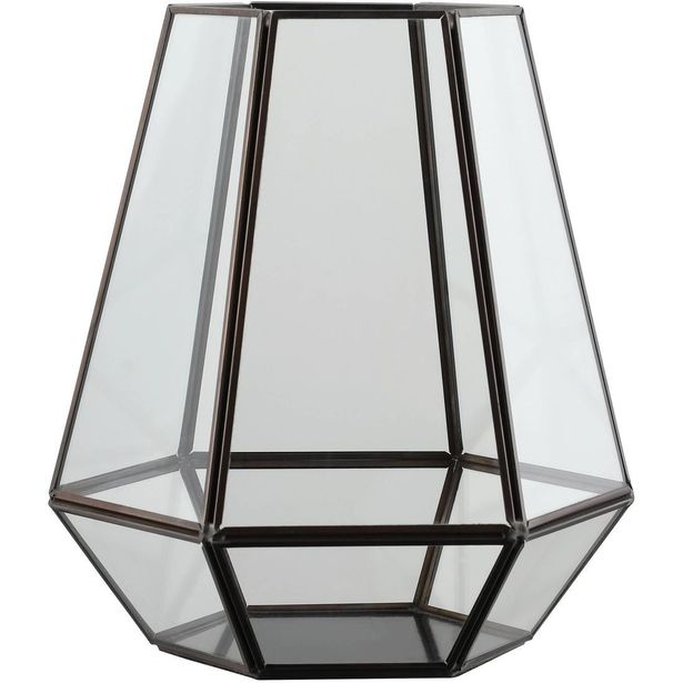 Kynttilälyhty Eglo Living Eglo Living Ambatobe, 17x14.5x19cm, musta
