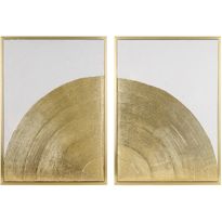 Taulusetti Eglo Living Roberval, 2kpl, 53x73cm, kulta-valkoinen