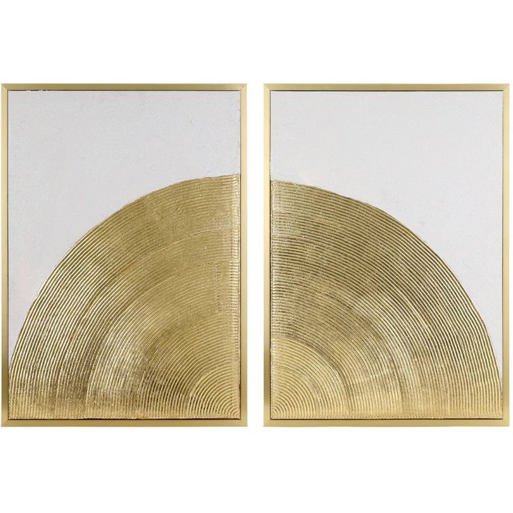 Taulusetti Eglo Living Roberval, 2kpl, 53x73cm, kulta-valkoinen