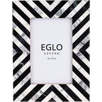 Valokuvakehys Eglo Living Panaon 3, musta-valkoinen