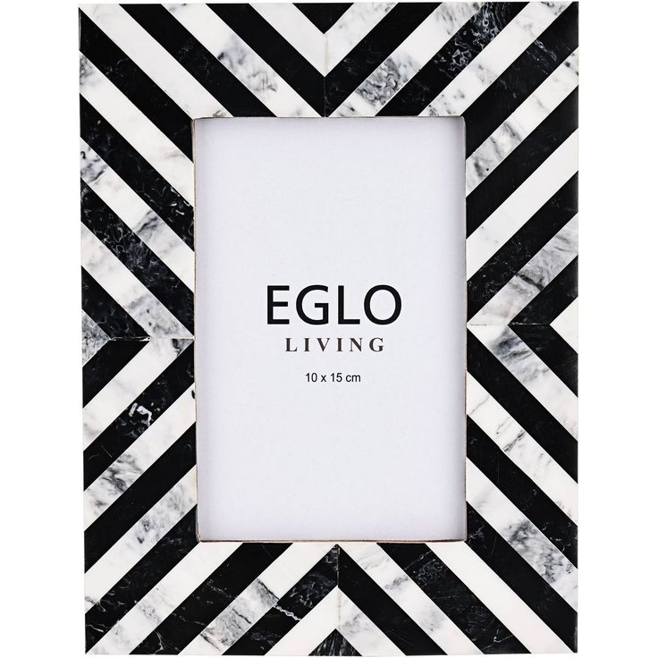 Valokuvakehys Eglo Living Panaon 3, musta-valkoinen