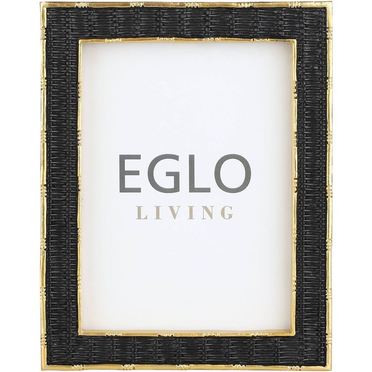 Valokuvakehys Eglo Living Esashi, 17x21,.5cm, musta-kulta