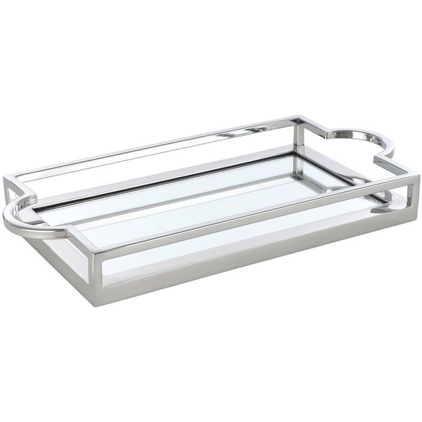 Koristetarjotin Eglo Living Savant, 45x23cm, kromi