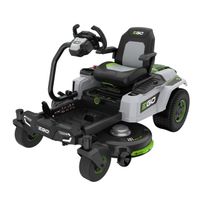 Sauvaohjattava akkuajoleikkuri Ego Power+ ZT4201E-S, 56V, 107 cm, ilman akkua