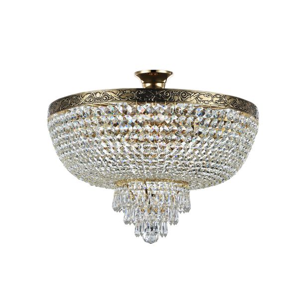 Kristallivalaisin Maytoni Diamant Crystal Palace 06-G, 500mm, antiikkikulta