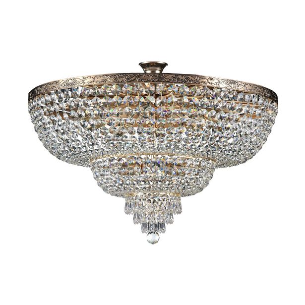 Kristallivalaisin Maytoni Diamant Crystal Palace 14-G, 800mm, antiikkikulta