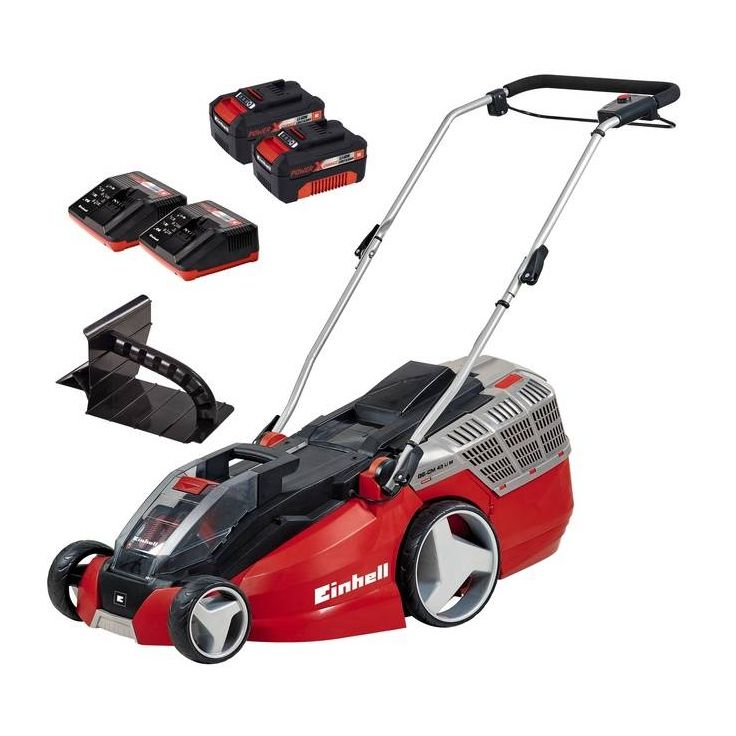 Akkuruohonleikkuri Einhell PXC GE-CM 43 Li M, 600m², 18V, 2x4.0Ah akuilla