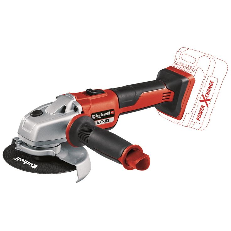 Kulmahiomakone Einhell PXC Axxio TE-AG 18/125 Li BL Solo, ilman akkua