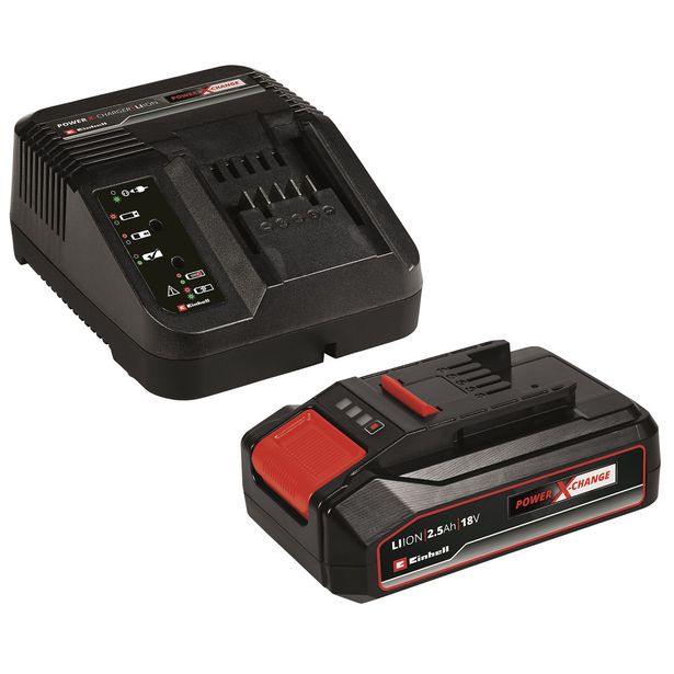 Akku- ja laturipaketti Einhell PXC, 18V, 1x2.5Ah
