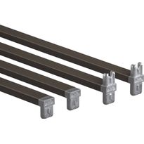Poikkituki Elfa 204026, 450mm 4kpl, grafiitti