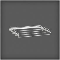 Ulosvedettävä kenkäteline Elfa 40 Classic, 605x430x96mm, valkoinen