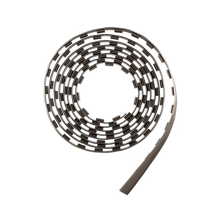 Riippu- ja seinäkiskon peitelista Elfa, 4224mm, grafiitti