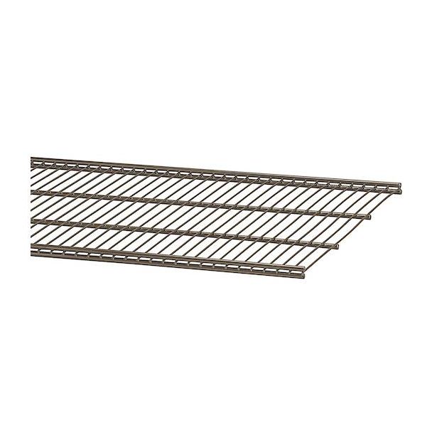 Lankahylly Elfa 40, 607x405x14mm, grafiitti