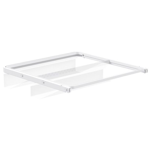 Mesh kenkähylly Elfa 40, ulosvedettävä, 450x430x96mm, valkoinen
