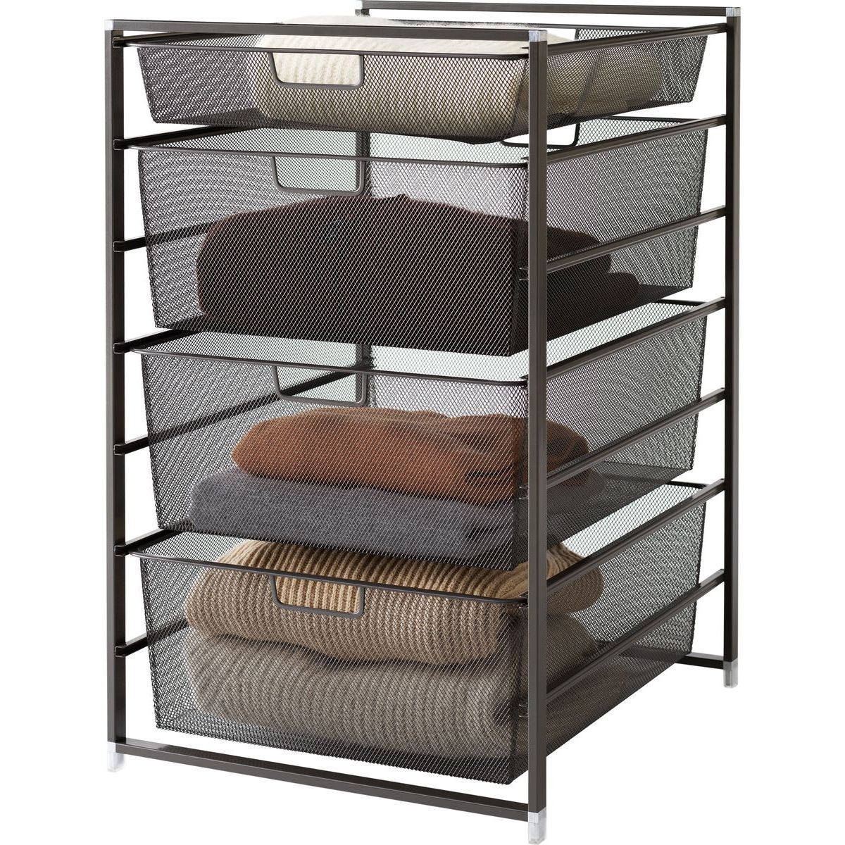 Koripaketti Elfa Mesh Basic 744525, 74x45x54cm, grafiitti