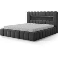 Sänky Eltap Lamica, 140-180x200 cm, metallirungolla, vuodevaatelaatikko kaasujousimekanismilla