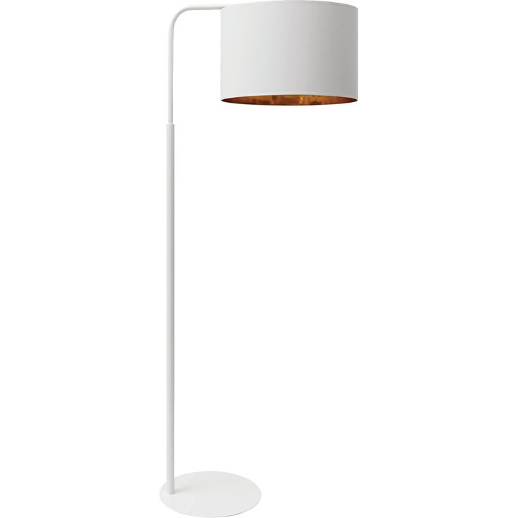 Lattiavalaisin Eltap Vespillo, 40x70x151cm, E27, valkoinen/kulta