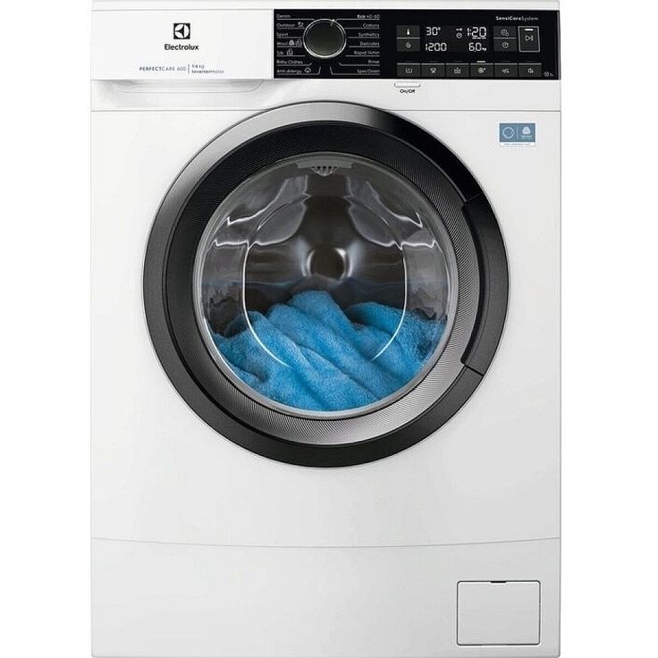 Edestä täytettävä pesukone Electrolux EW6S762W38, 6kg