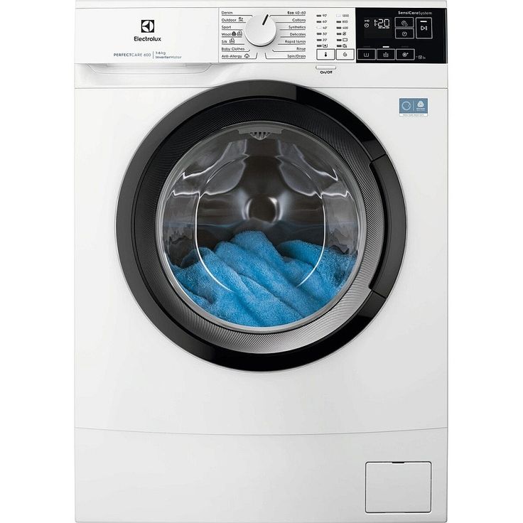 Edestä täytettävä pesukone Electrolux EW6S562W38, 6kg