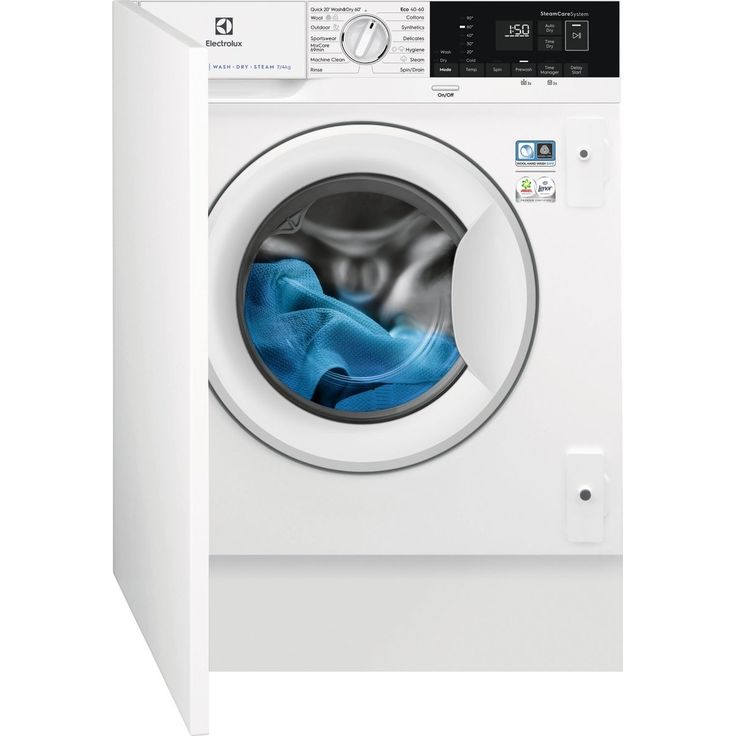 Kuivaava pyykinpesukone Electrolux 700 DualCare EW7WB764T4, 7/4kg, 1600rpm
