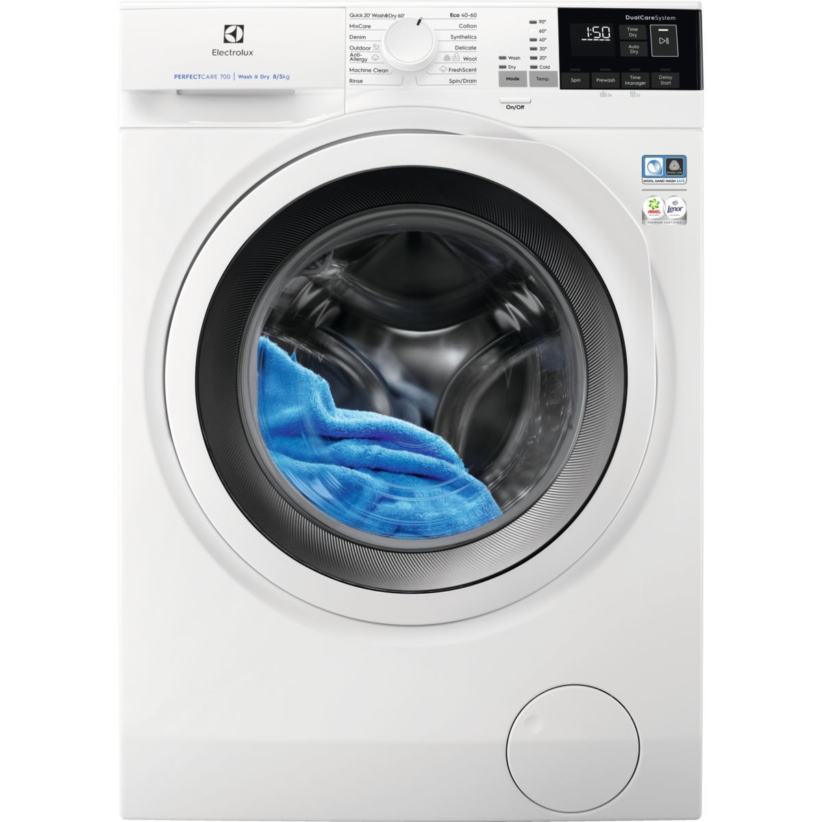 Kuivaava pyykinpesukone Electrolux PerfectCare 700 DualCare EW7W5468E6, 1600rpm, 8/5kg