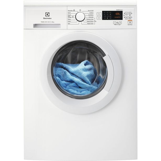 Edestä täytettävä pyykinpesukone Electrolux 500 TimeCare EW2F3048D2, 8kg, 1400rpm