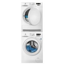 Pesukone ja kuivausrumpu Electrolux EFI611V84V EDI610V83V, 8/8kg, valkoinen