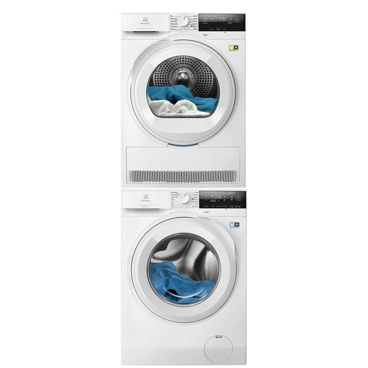 Pesukone ja kuivausrumpu Electrolux EFI631V94Q EDI731V85V, 9/9kg, valkoinen