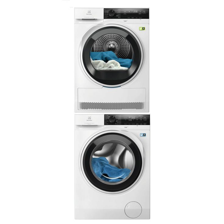 Pesukone ja kuivausrumpu Electrolux EFI743VX4Q EDI743V95V, 8/9kg, valkoinen